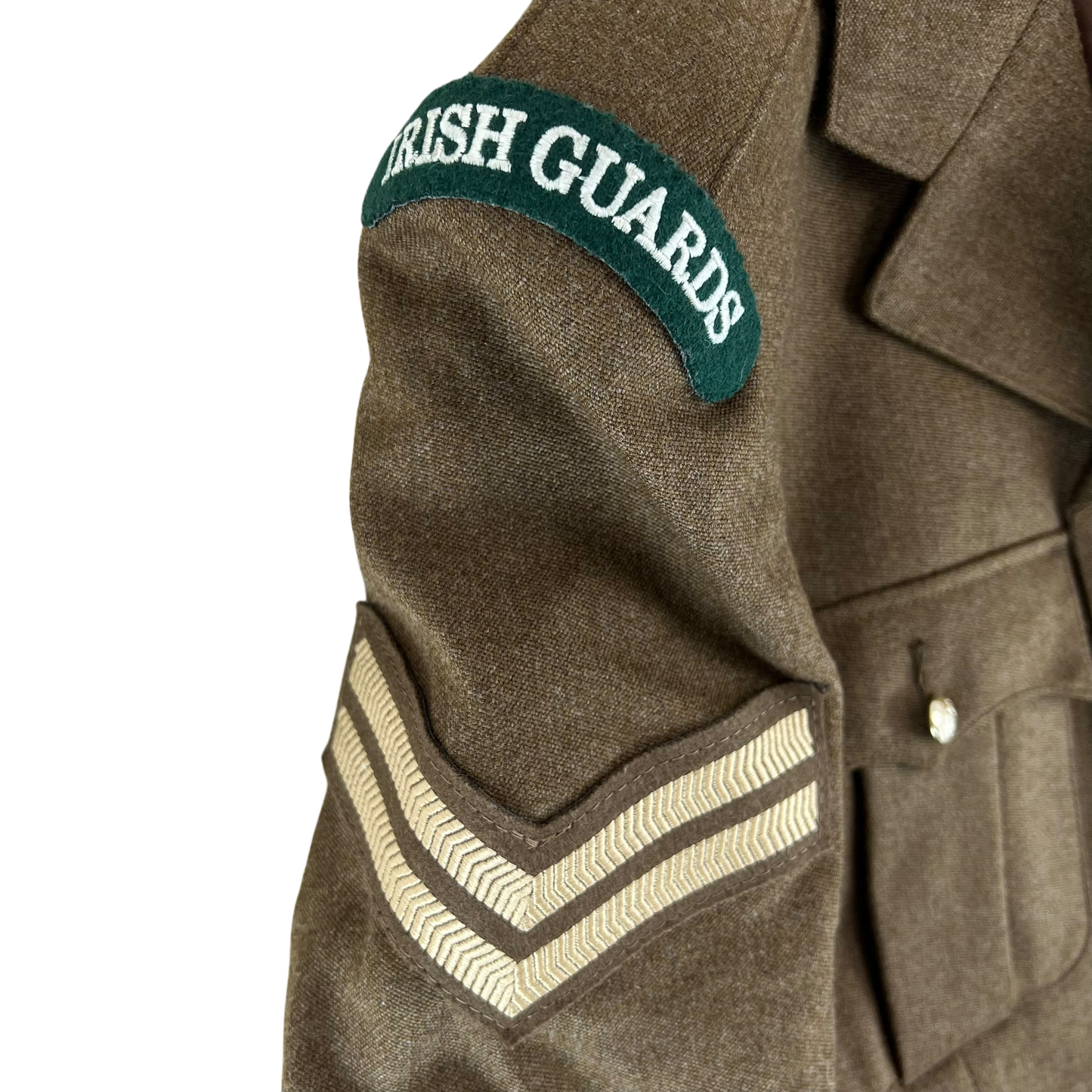 British Army No. 2 FAD Dress Jacket w/ Belt - Irish Guards - Medium 170/88