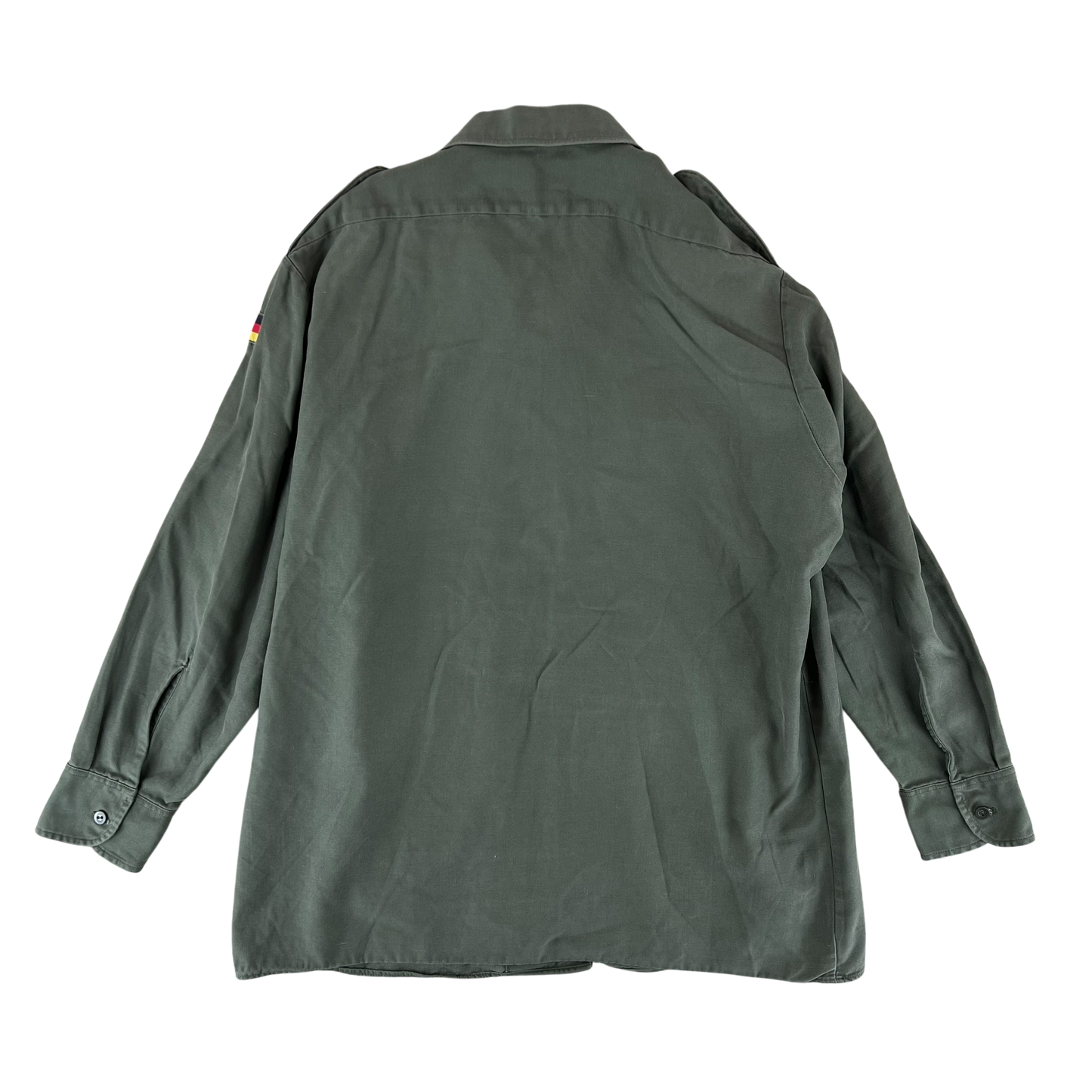 German Army Olive Green Long Sleeve Field Shirt - Large GrNr 5