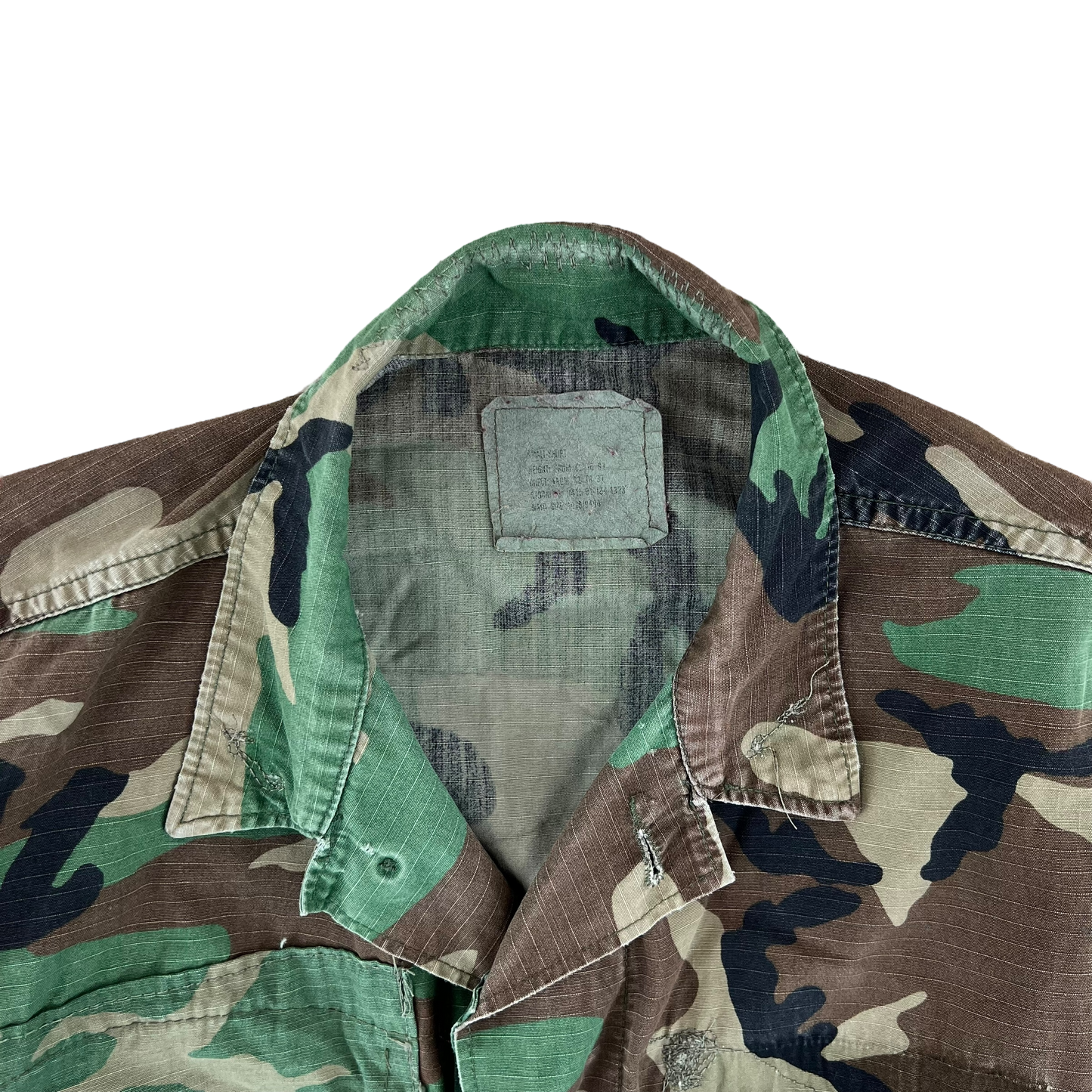 US Army M81 Woodland Camouflage BDU Combat Jacket - Small