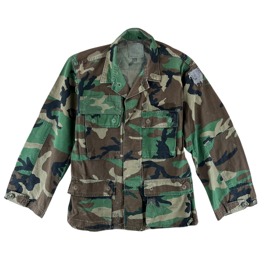 US Army M81 Woodland Camouflage BDU Combat Jacket - Small