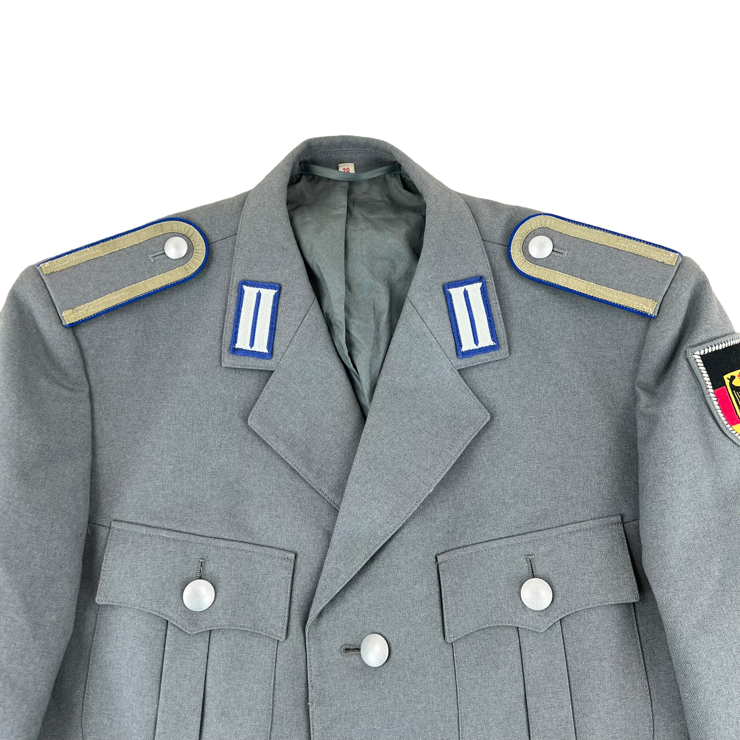 German Army Grey Dress Jacket Logistics Corps Uniform - Medium