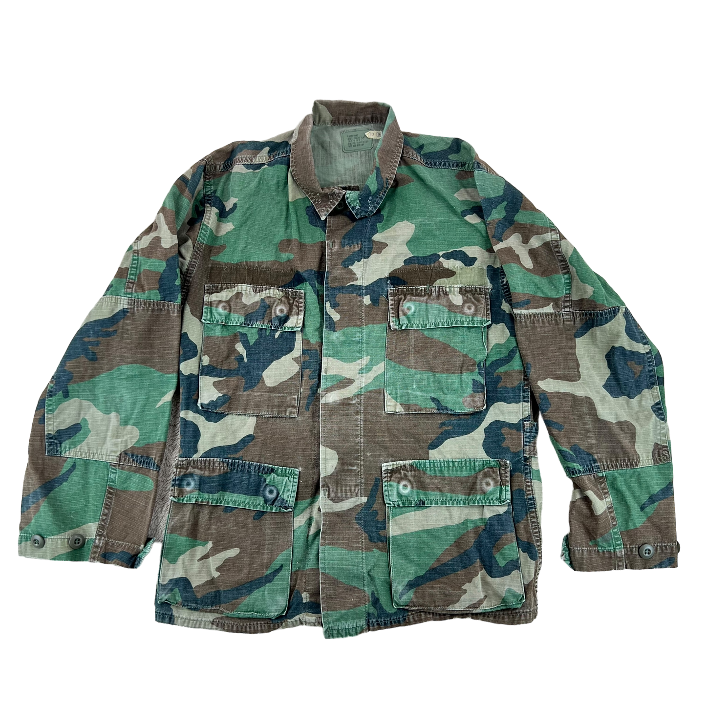 US Army M81 Woodland Camouflage BDU Combat Jacket - X Small