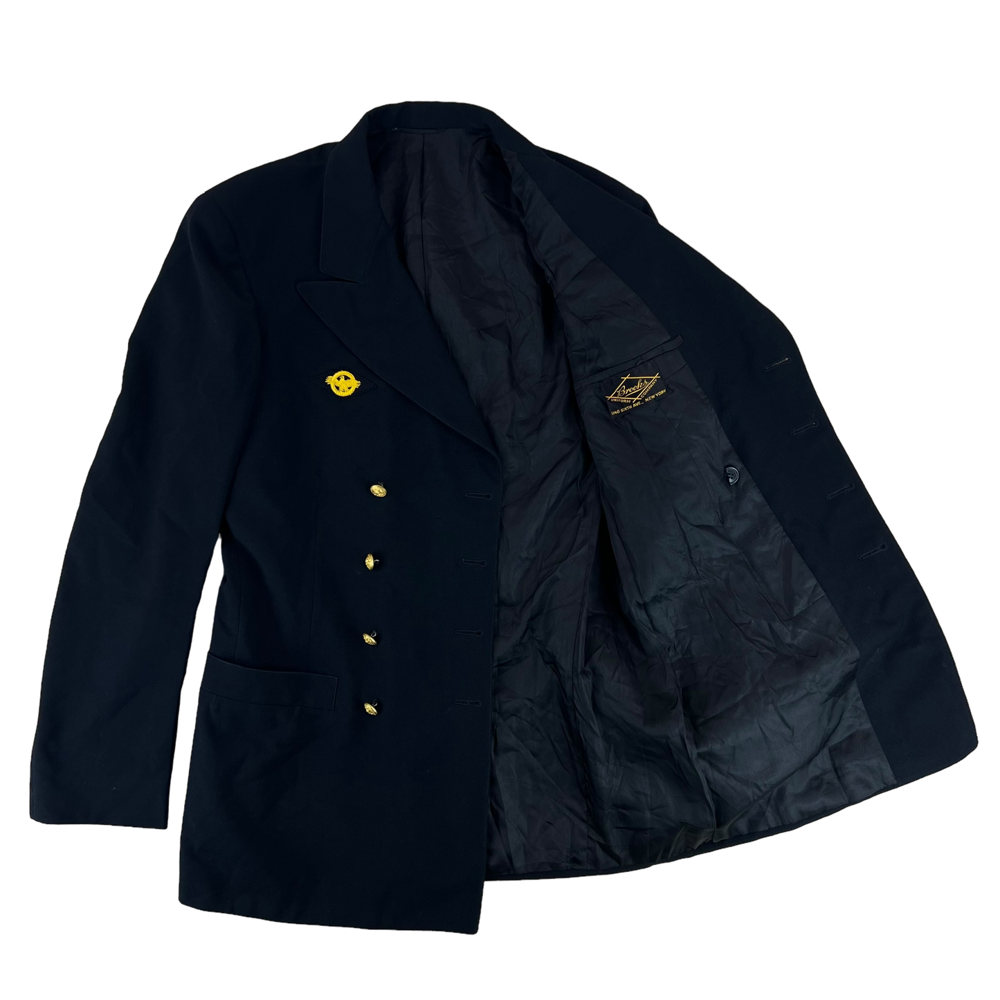 US Navy WW2 Chief Petty Officer's Blues Dress Service Uniform Jacket - Medium 37L