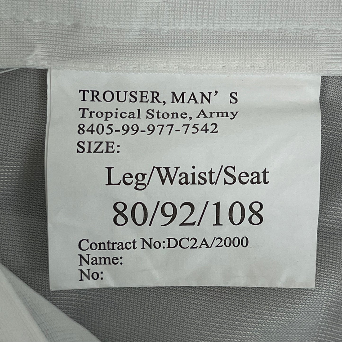 British Army No. 6 Uniform Dress Trousers - W36 L30