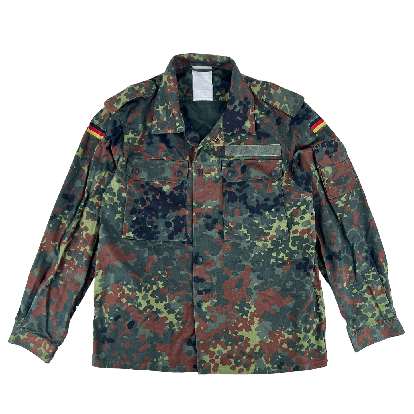 German Army Flecktarn Camouflage Long Sleeve Field Shirt - Large GrNr 3