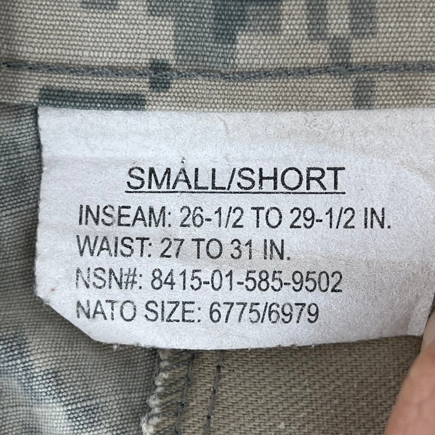 US Army UCP Pixel Camo ACU BDU Ripstop Combat Trousers - W32 L30