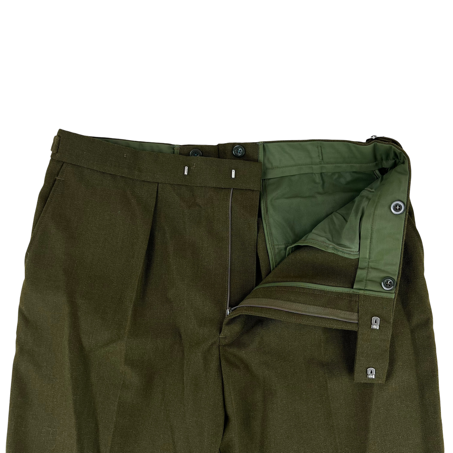 British Army Old Pattern No. 2 Khaki Green Dress Trousers - W39 L30 180/108