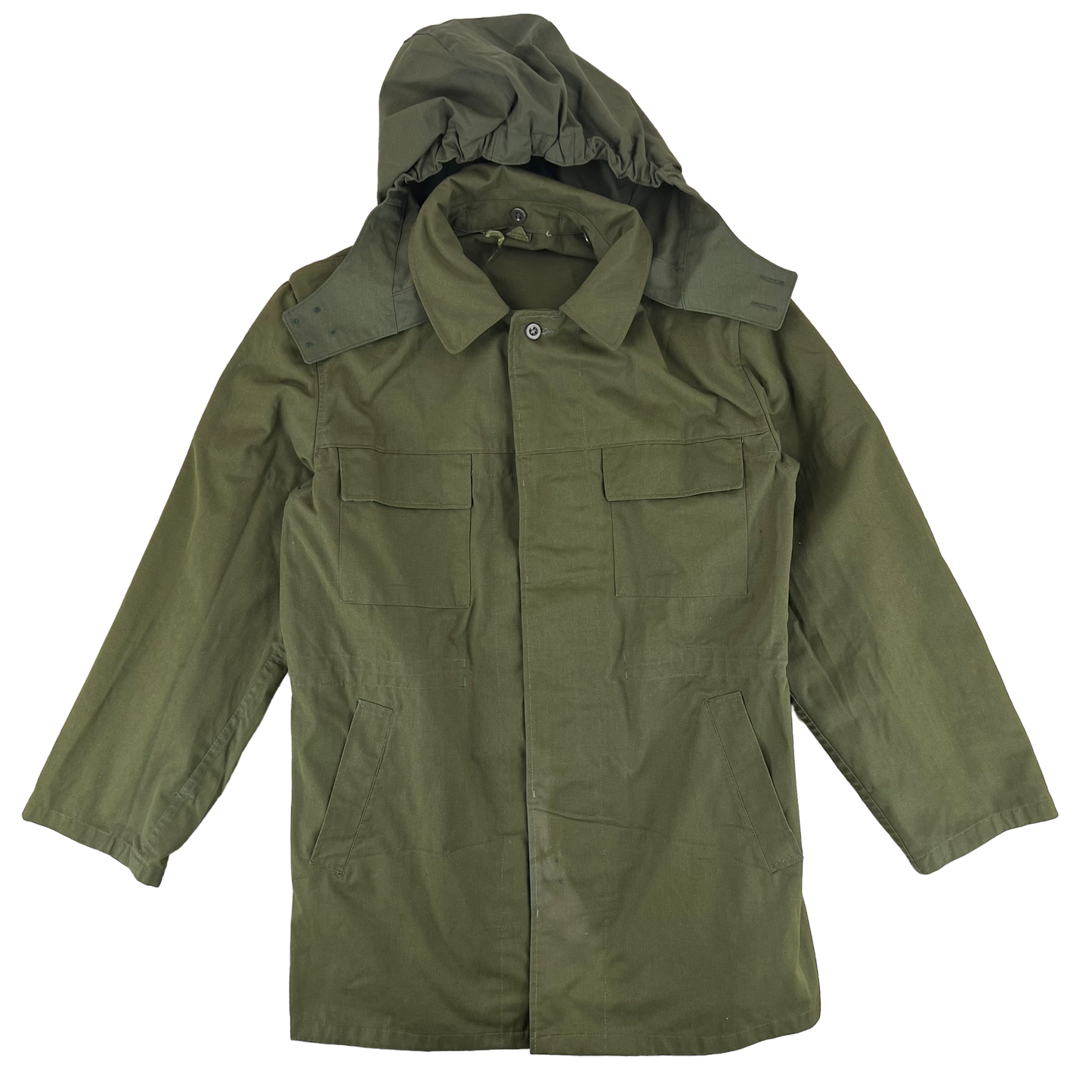 Czechoslovak Army M85 Field Parka Olive Green w/ Hood - X Large