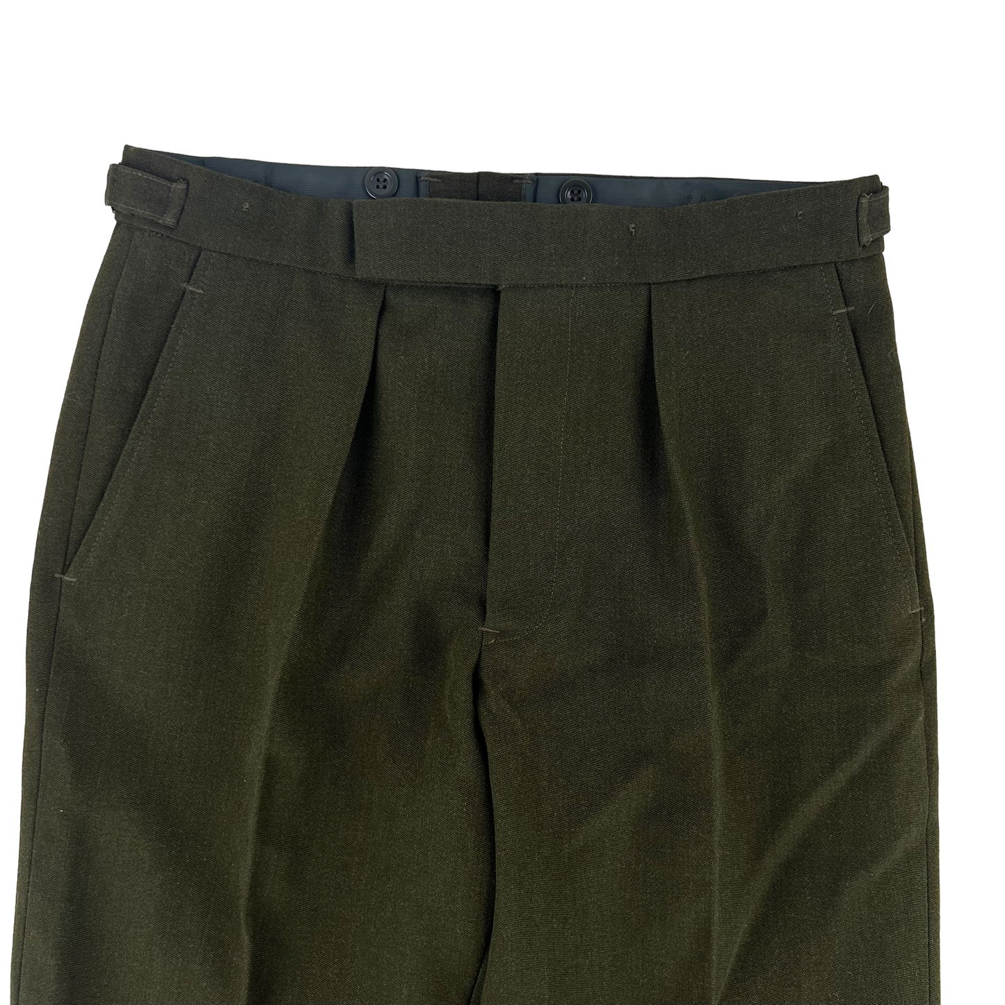 British Army Old Pattern No. 2 Khaki Green Dress Trousers - W31 L29.5