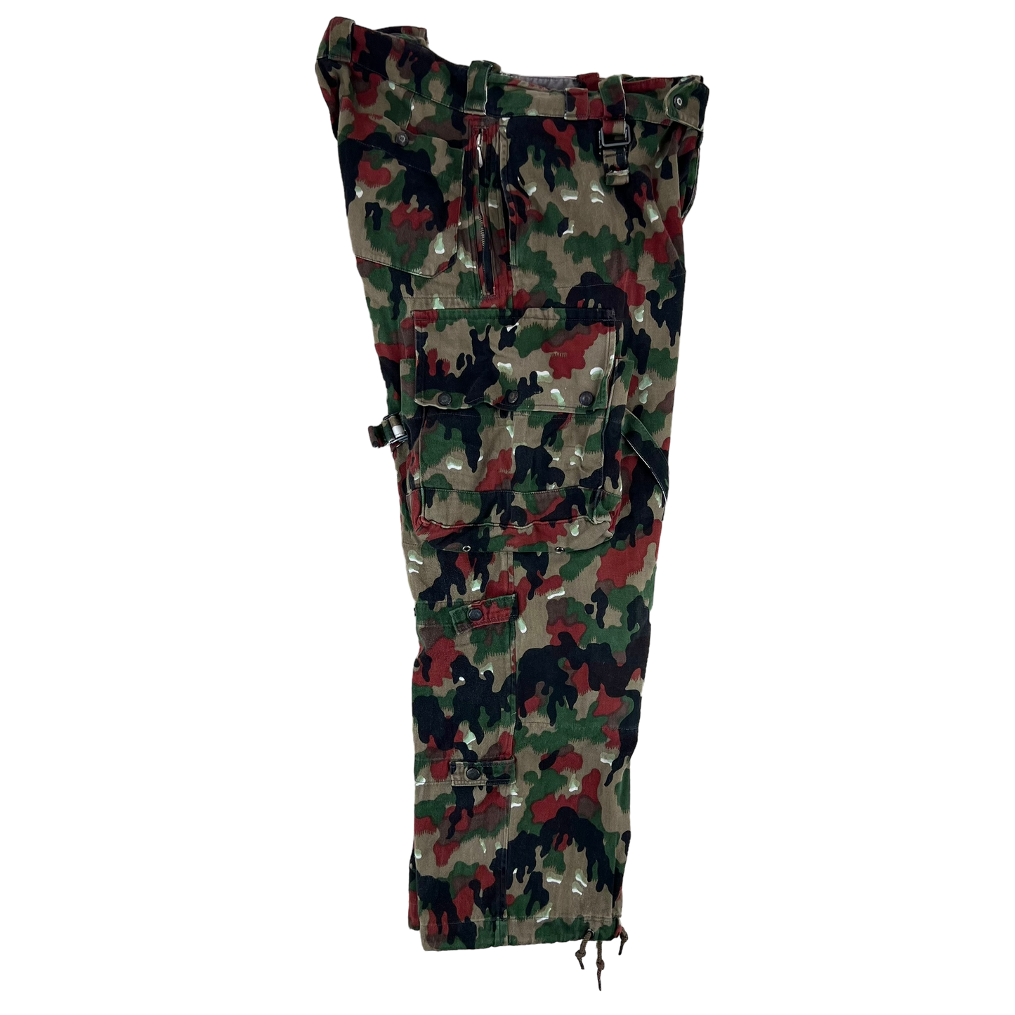 Swiss Army TAZ83 Alpenflage Camouflage Combat Trousers / Overalls W37 L28.5