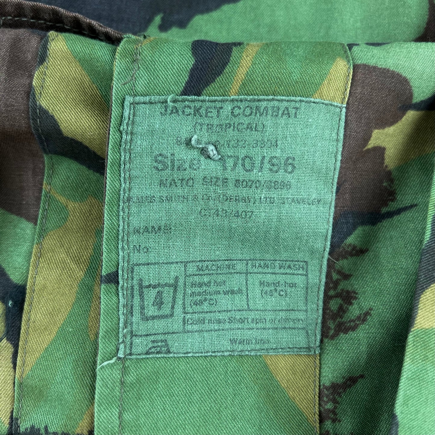 British Army 90's DPM Camo No.9 Dress Tropical Combat Jacket - Large 170/96