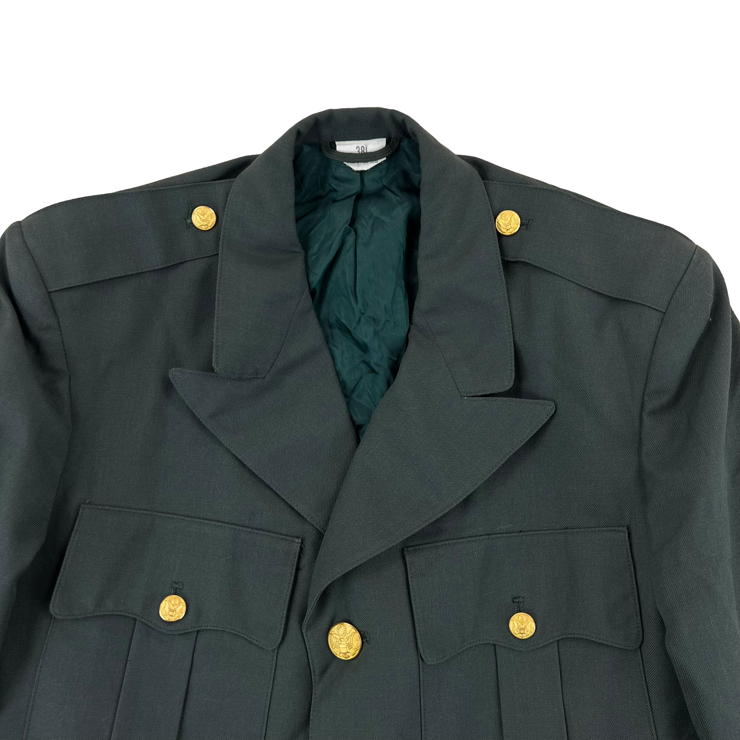 US Army Class A Greens Service Uniform Dress Jacket - Medium 38L