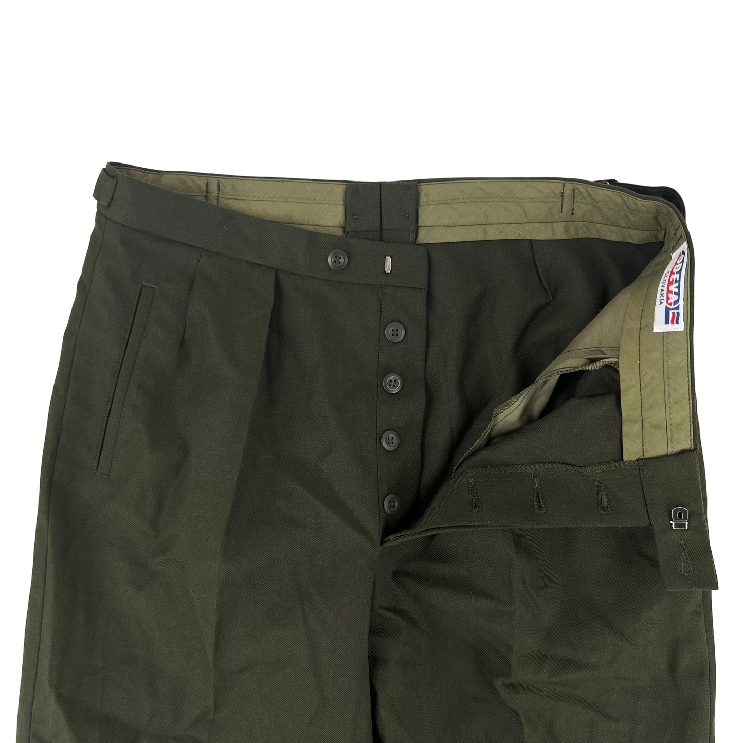 Slovak Army M97 Olive Green Dress Trousers - W33 L34