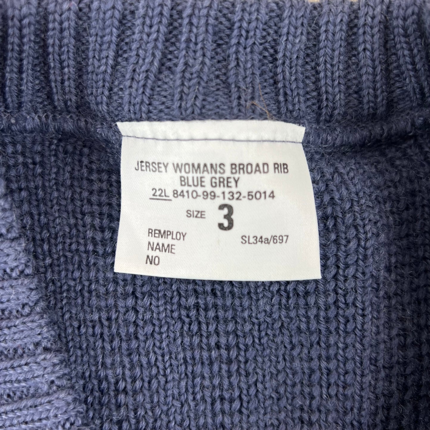 British Royal Air Force RAF Women's Wool V Neck Pullover Jersey Jumper - Medium