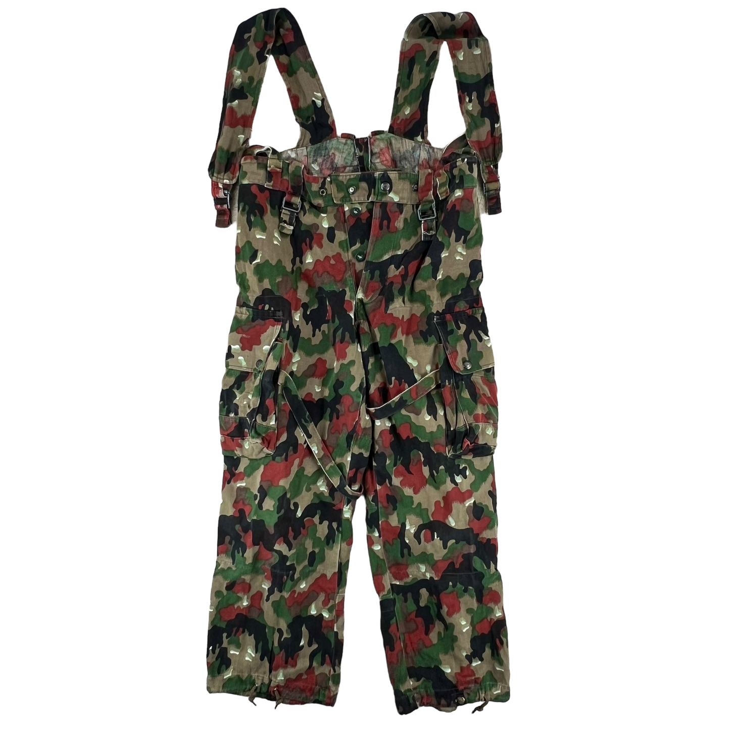 Swiss Army TAZ83 Alpenflage Camouflage Combat Trousers / Overalls W37 L28.5