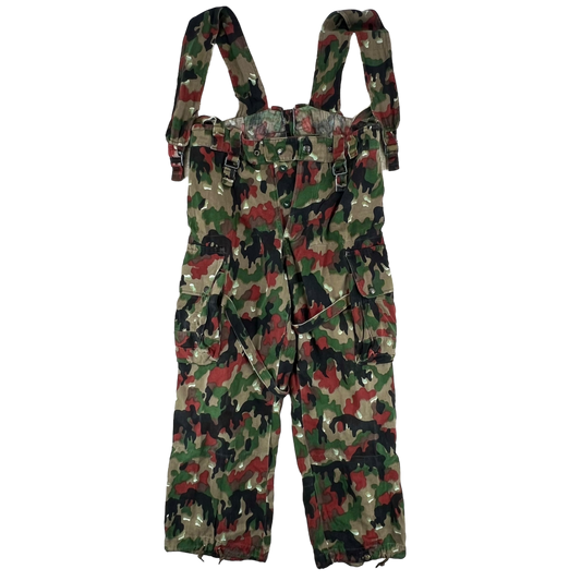 Swiss Army TAZ83 Alpenflage Camouflage Combat Trousers / Overalls W37 L28.5