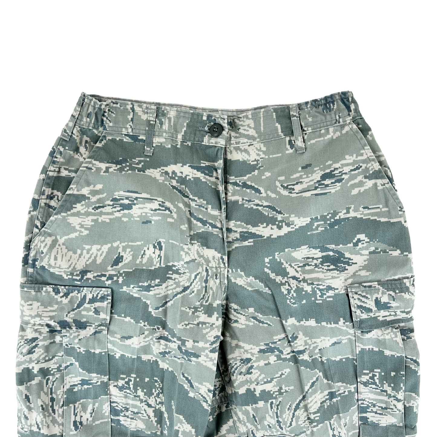 US Air Force Digital Tiger Stripe DTS Pixel Camouflage BDU Combat Trousers - Women's 14S