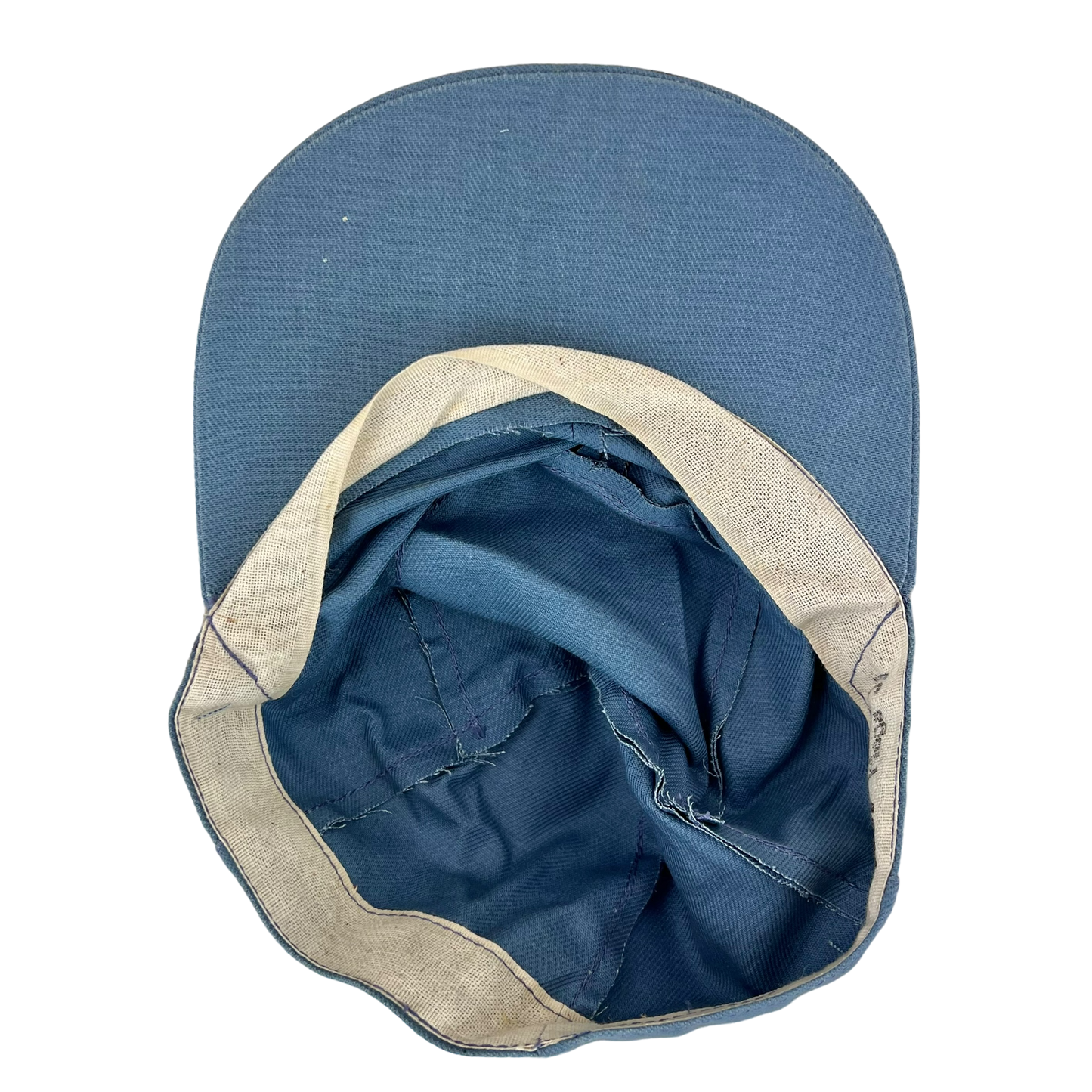 Swedish Army Civil Defence 1960's Sky Blue Summer Cap