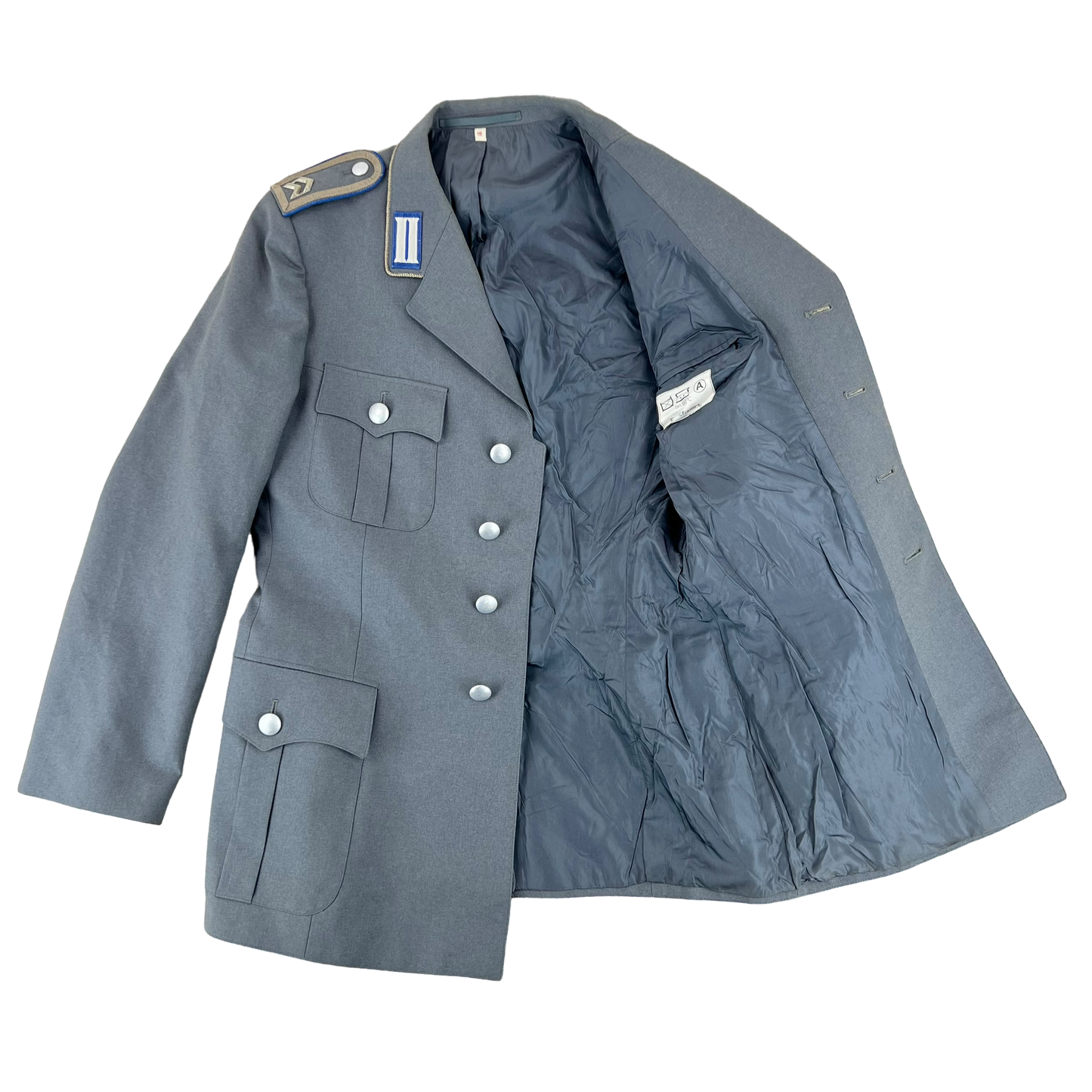 German Army Grey Dress Jacket Logistics Corps Uniform - Medium 174/96