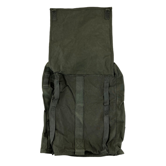 US Army Vintage Nam 1975 Olive Green Canvas Deployment Bag