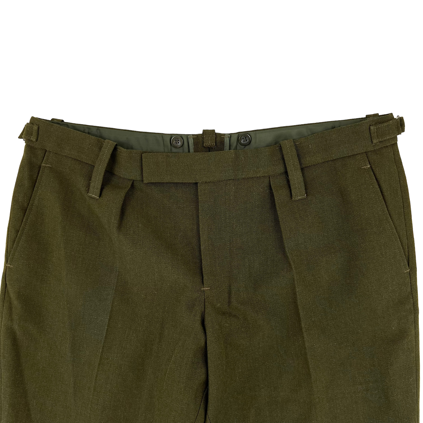 British Army Old Pattern No. 2 Khaki Green Dress Trousers - W41 L27.5