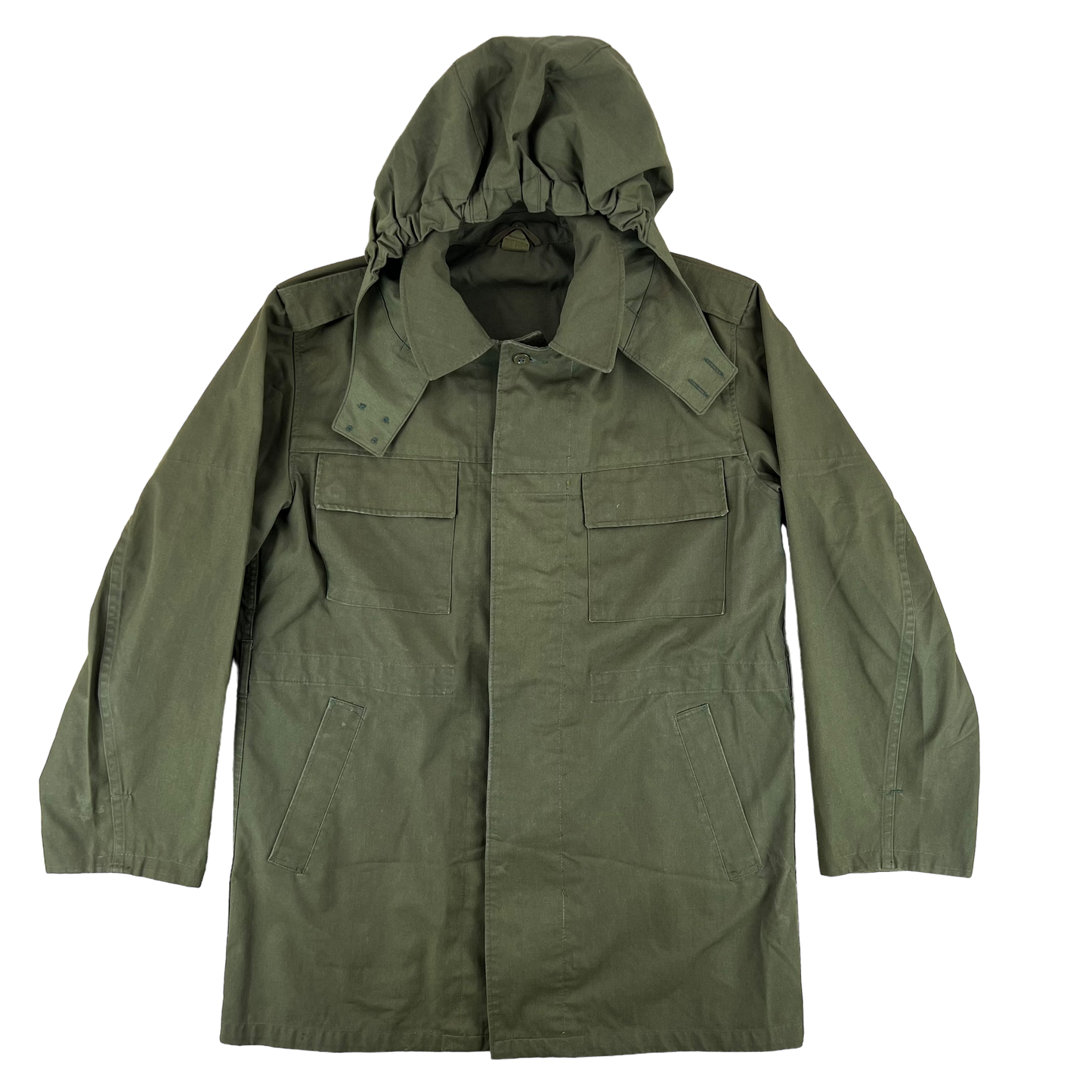 Czechoslovak Army M85 Field Parka Olive Green w/ Hood - X Large Slim