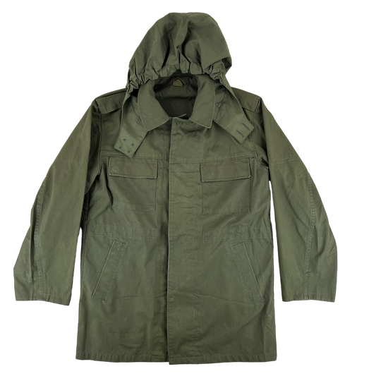 Czechoslovak Army M85 Field Parka Olive Green w/ Hood - X Large Slim