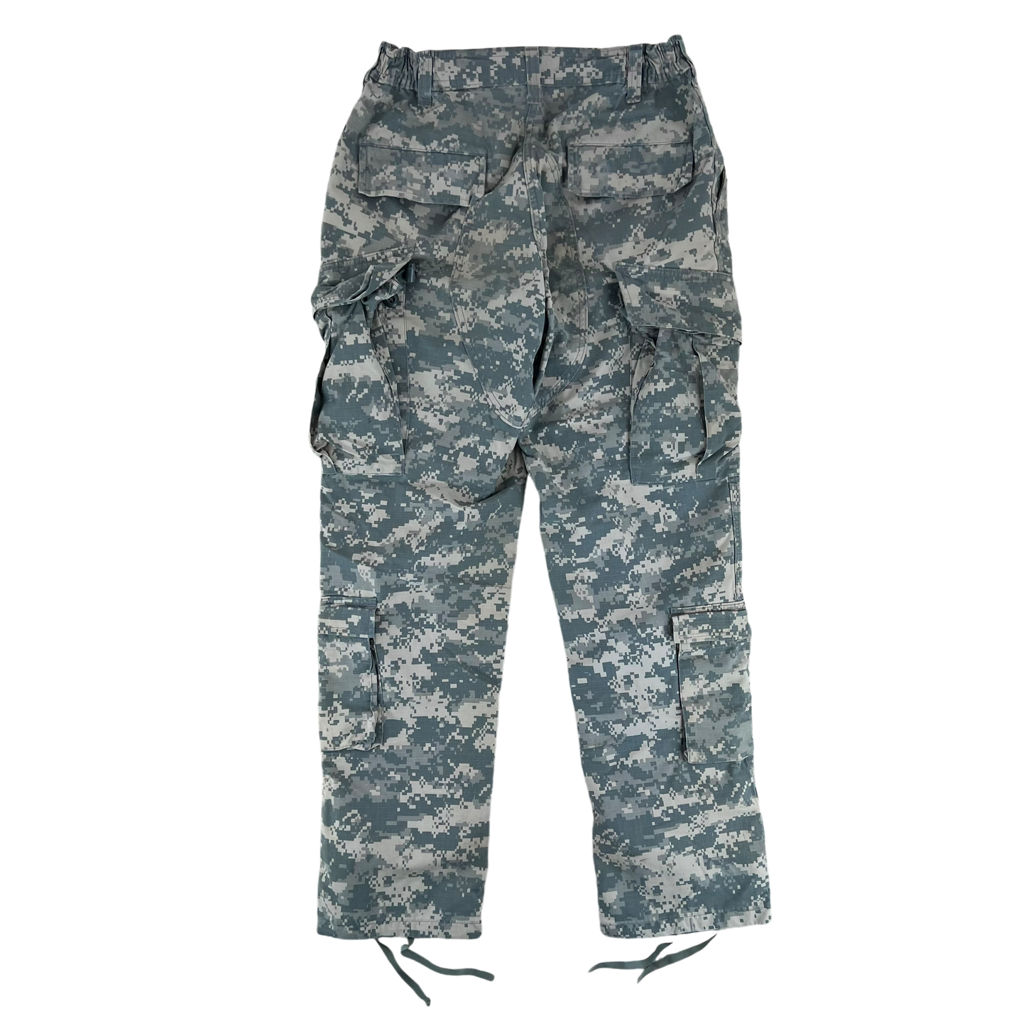 US Army UCP Pixel Camo ACU BDU Ripstop Combat Trousers - W31 L31.5