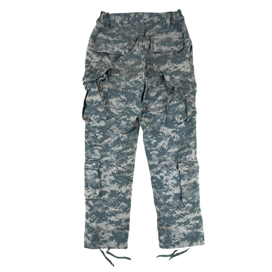 US Army UCP Pixel Camo ACU BDU Ripstop Combat Trousers - W31 L31.5