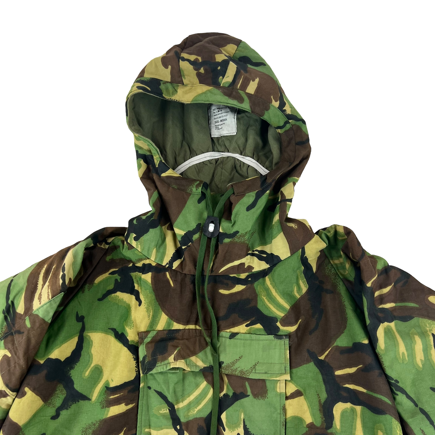 British Army P84 DPM Camo NBC NBCP Mk III Protective Suit Smock - Medium / Large