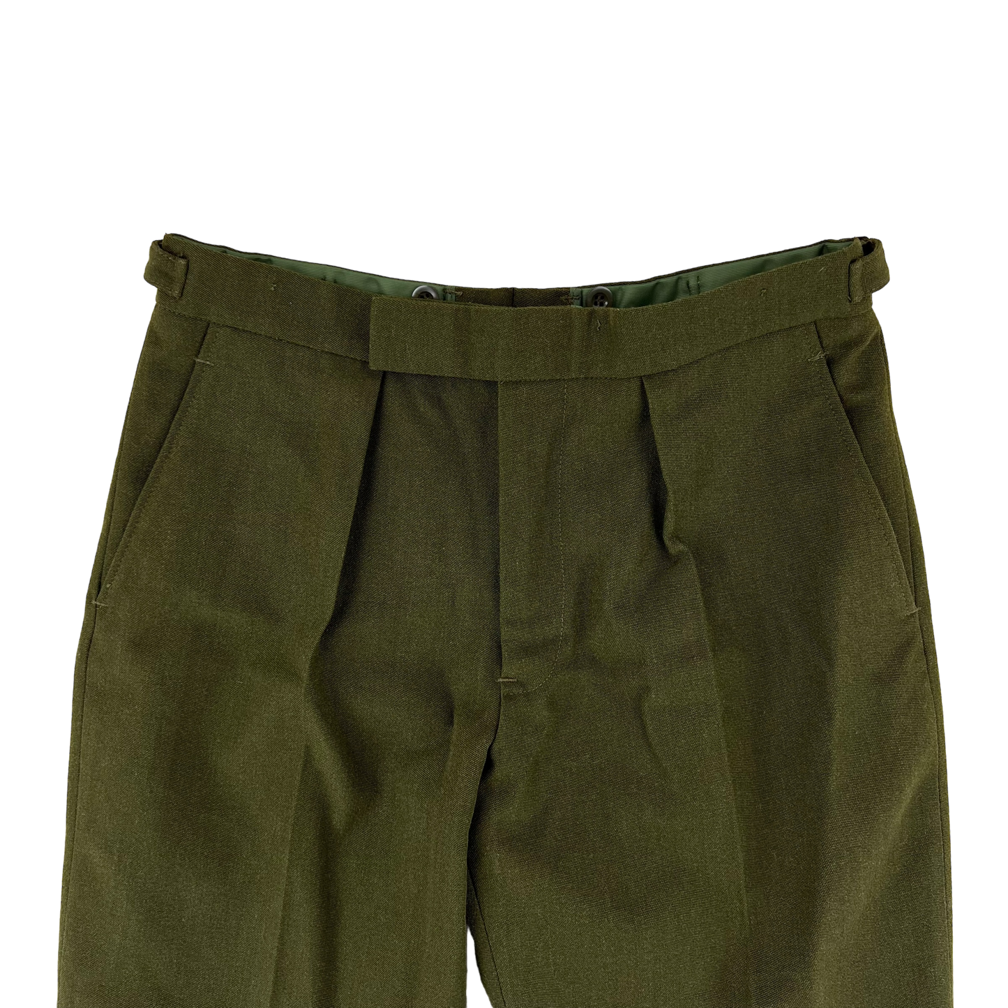 British Army Old Pattern No. 2 Khaki Green Dress Trousers - W33 L29.5