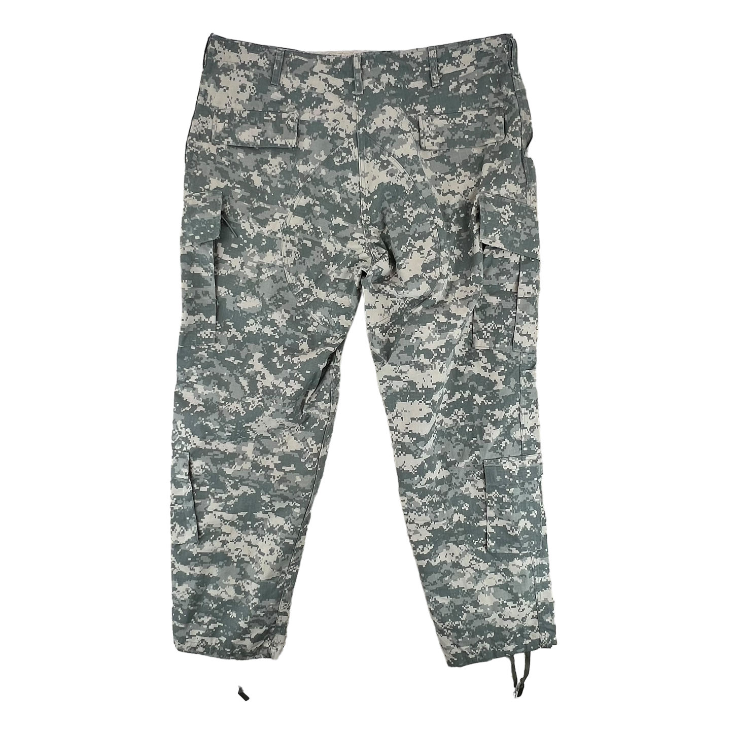 US Army UCP Pixel Camo ACU BDU Ripstop Combat Trousers - W42 L33.5