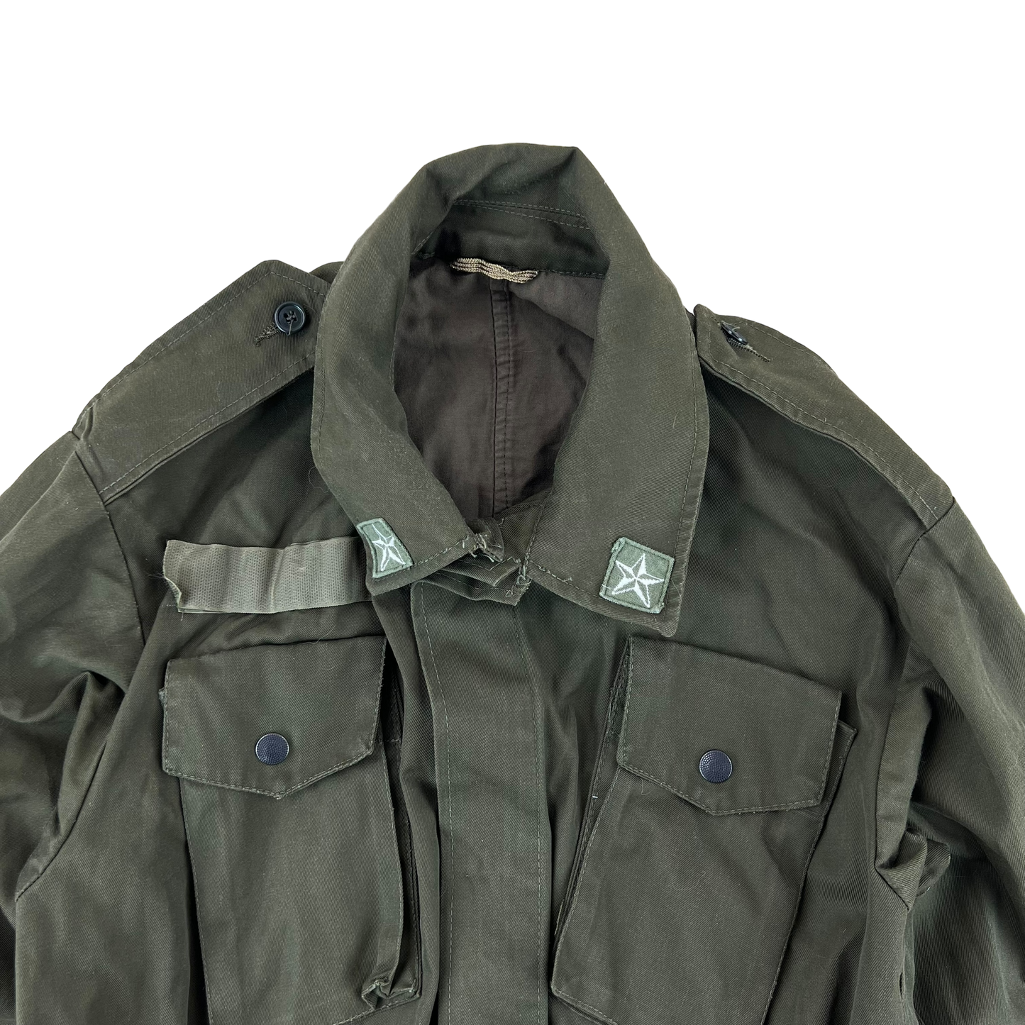 Italian Army Olive Drab Roma 75 Safari Jacket - Medium