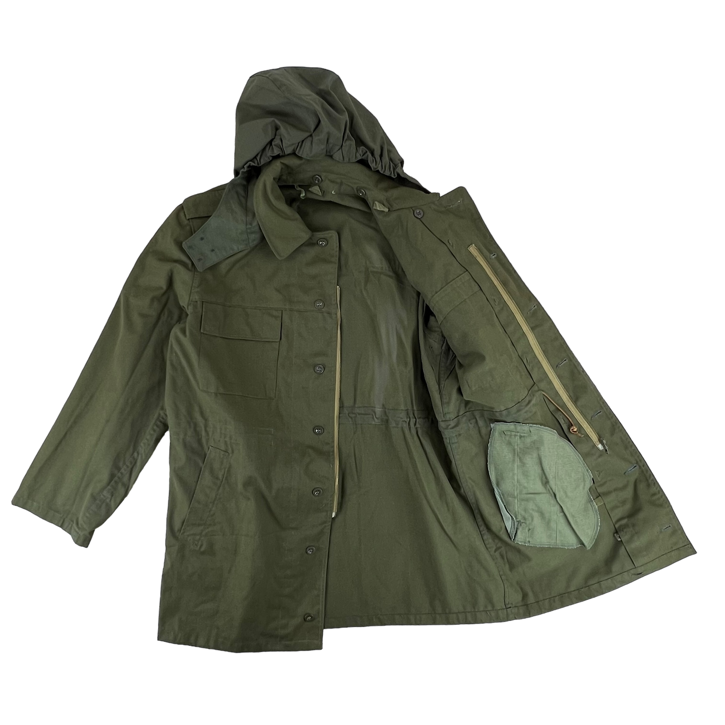 Czechoslovak Army M85 Field Parka Olive Green w/ Hood - X Large