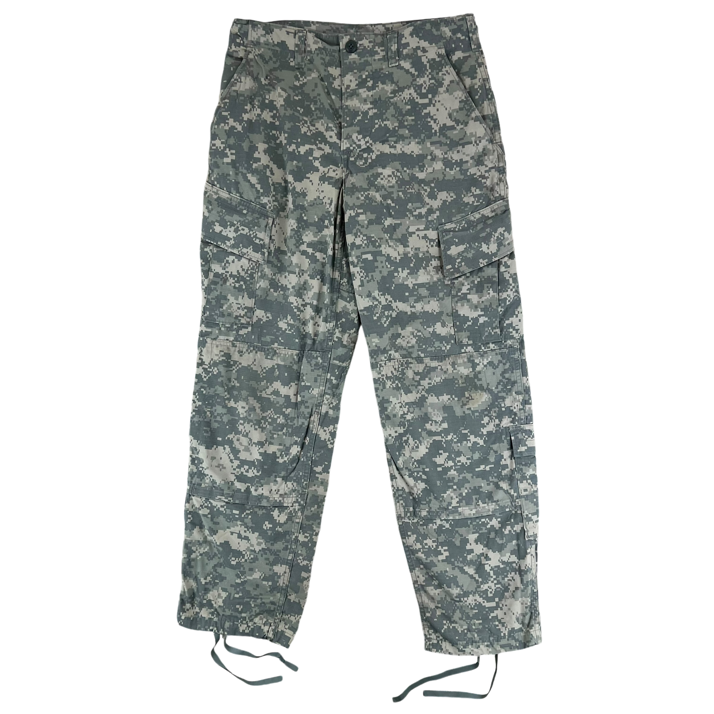 US Army UCP Pixel Camo ACU BDU Ripstop Combat Trousers - W32 L30