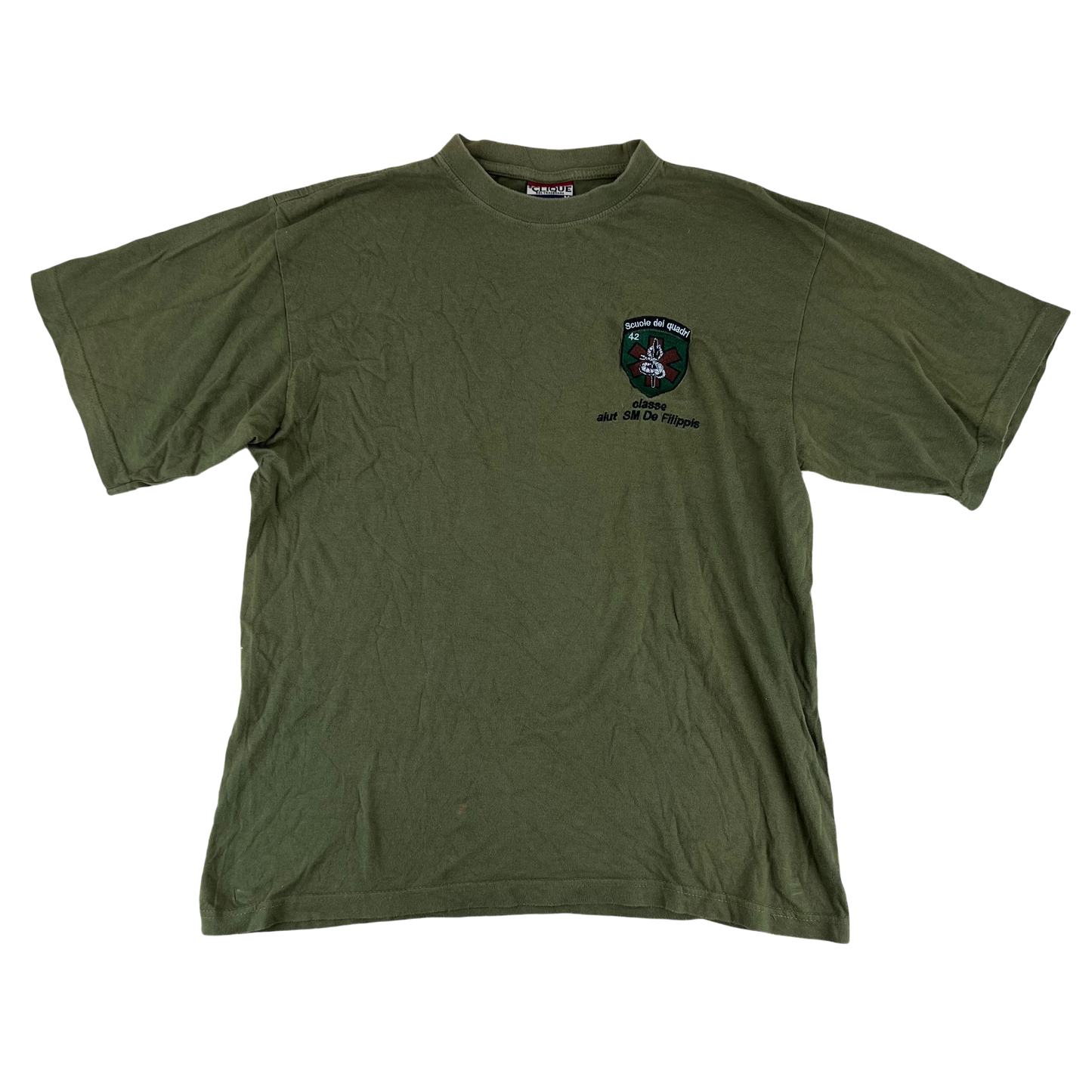 Italian Army Cadre School Medical Training T Shirt - Medium