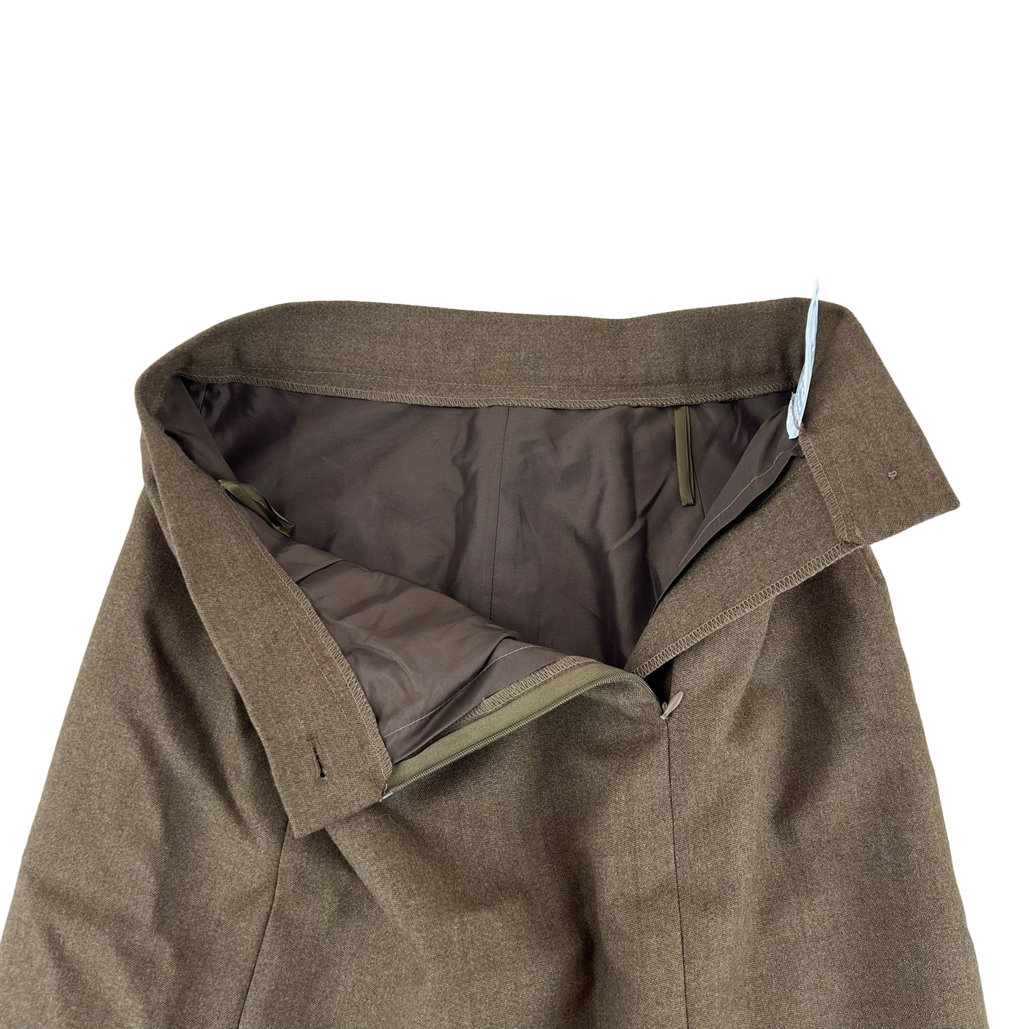 British Army Women's Barracks Brown Ceremonial FAD No.2 Dress Skirt - W28