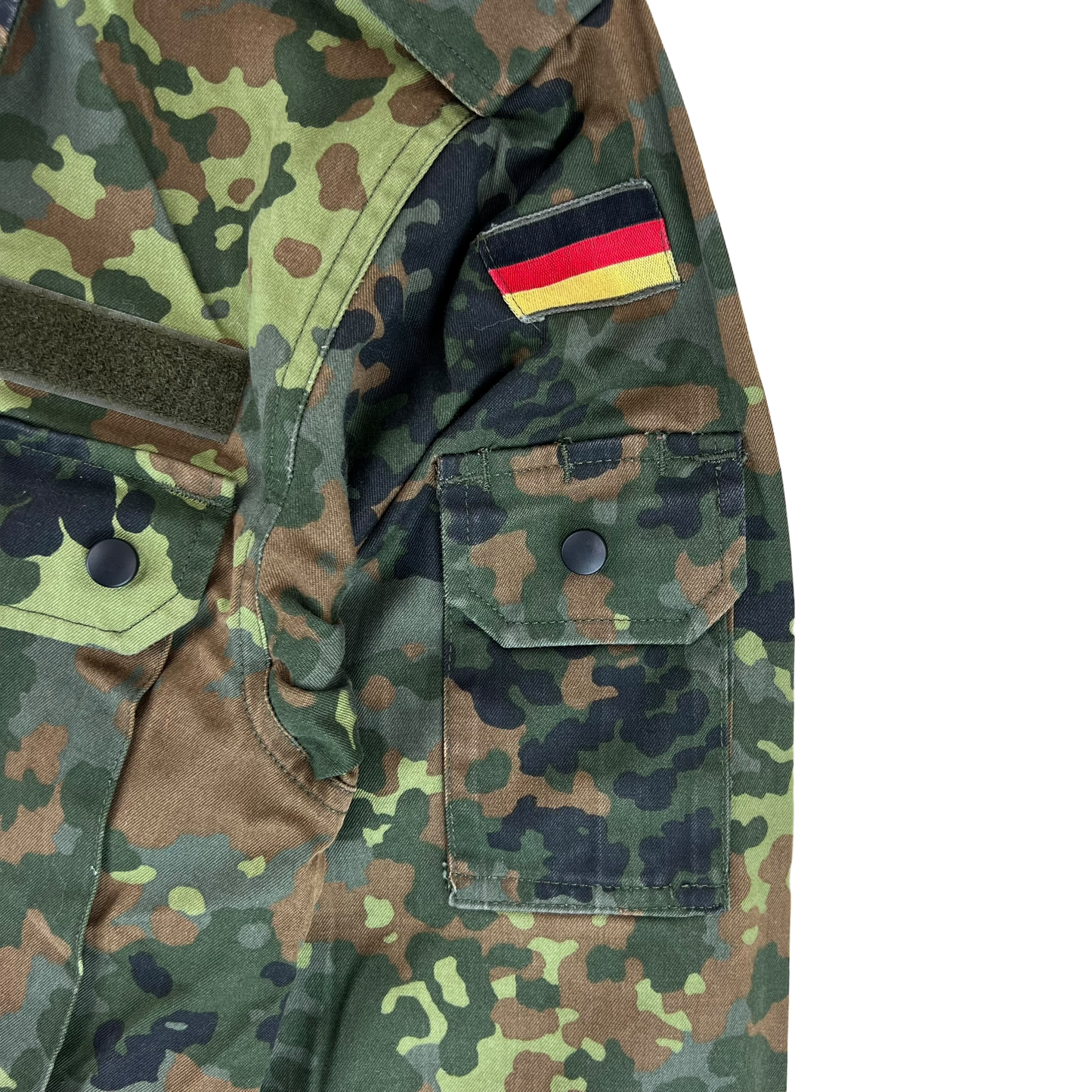 German Army Flecktarn Camouflage Long Sleeve Field Shirt - Medium GrNr 1