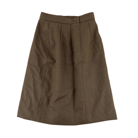 British Army Women's Barracks Brown Ceremonial FAD No.2 Dress Skirt - W28