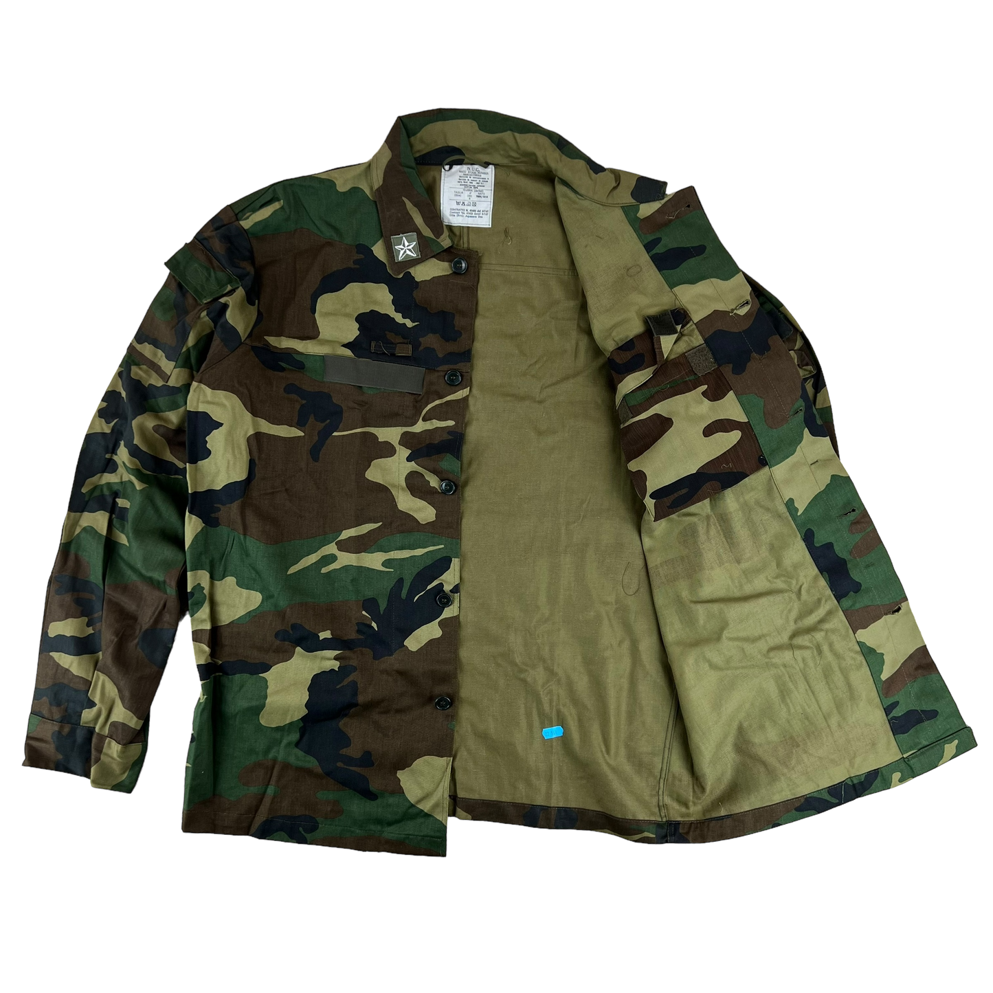 Italian Army Roma 90 Woodland Camouflage Combat Jacket - X Large