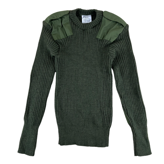 British Army Olive OG Utility Jersey Pullover Jumper - Medium 94cm