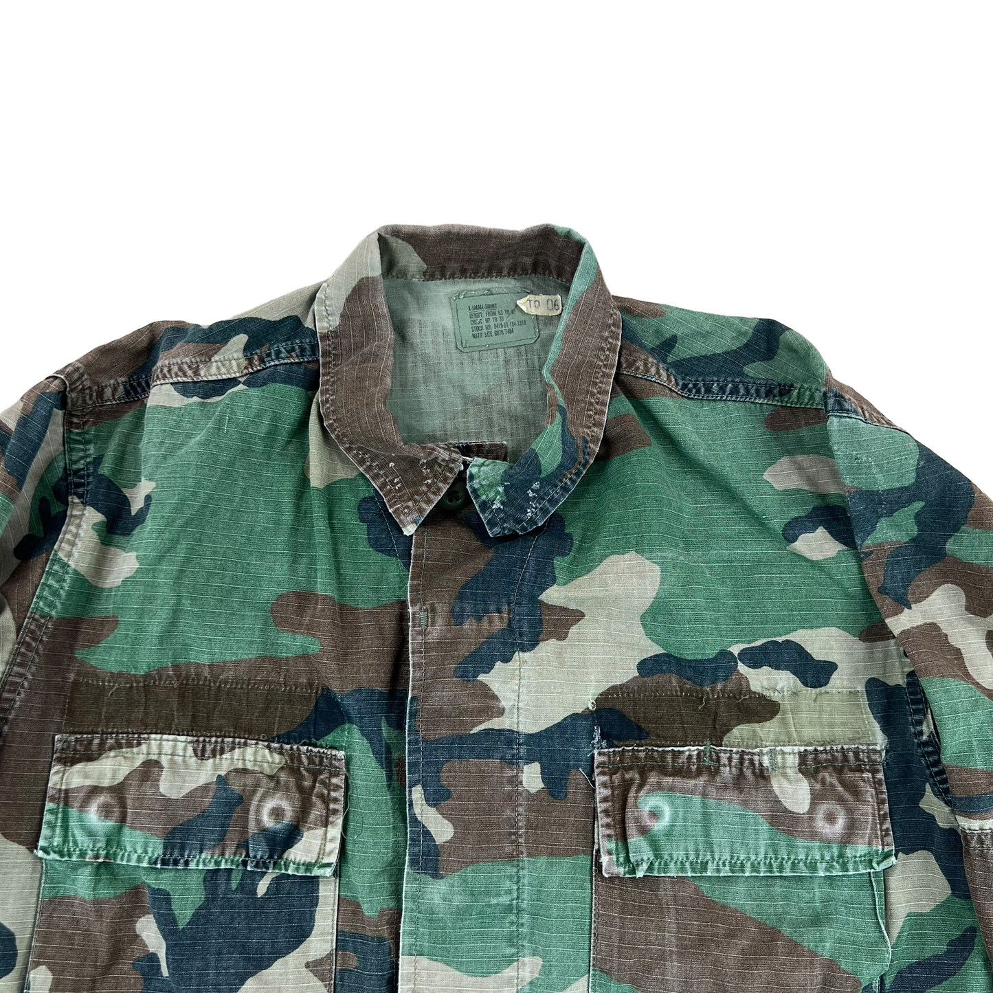 US Army M81 Woodland Camouflage BDU Combat Jacket - X Small