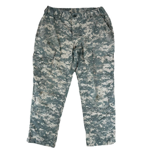 US Army UCP Pixel Camo ACU BDU Ripstop Combat Trousers - W39 L29