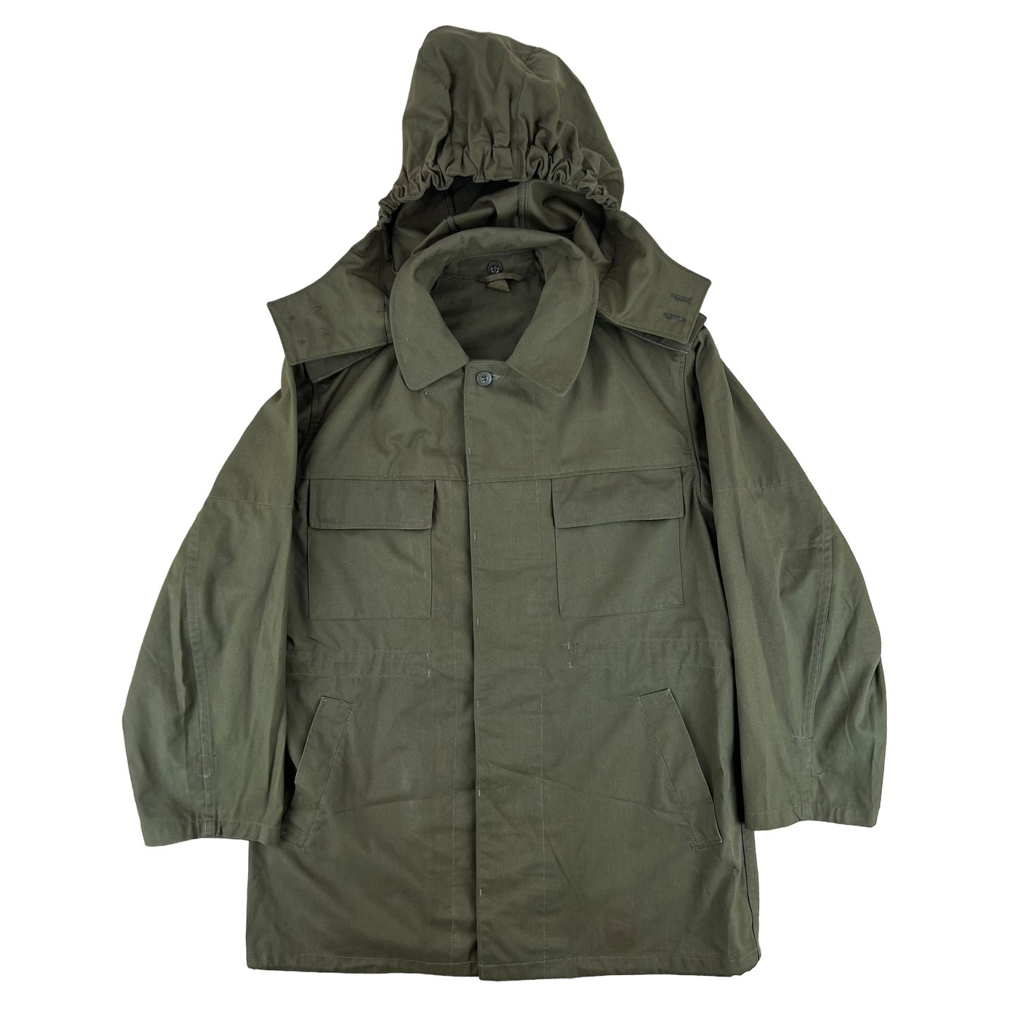 Czechoslovak Army M85 Field Parka Olive Green w/ Hood - Large