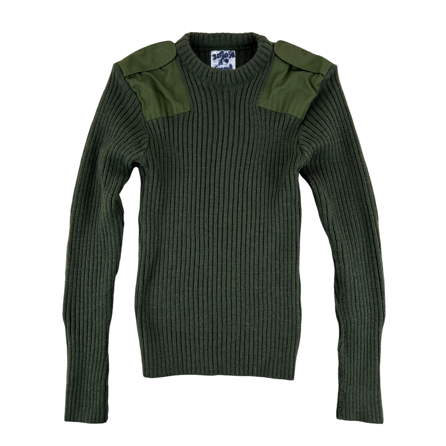 British Army Olive OG Utility Jersey Pullover Jumper - Medium 94cm