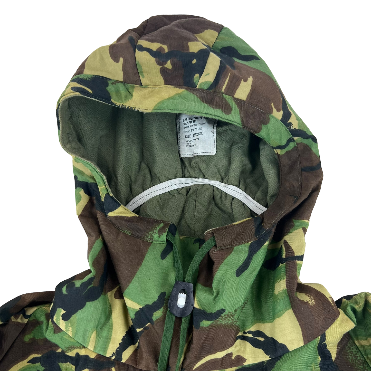 British Army P84 DPM Camo NBC NBCP Mk III Protective Suit Smock - Medium / Large