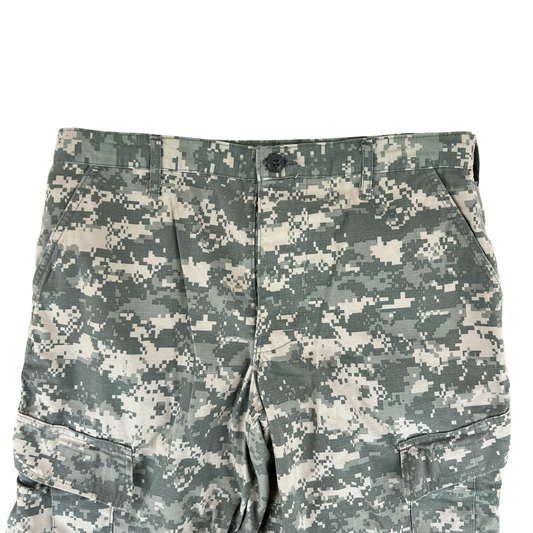 US Army UCP Pixel Camo ACU BDU Ripstop Combat Trousers - W35 L29