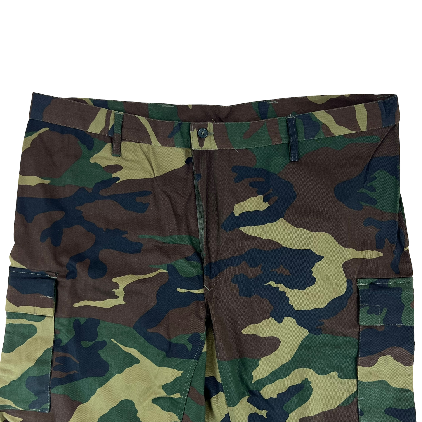 Italian Army Mimetico Roma 90 Woodland Camo Combat Trousers - W44 L31.5