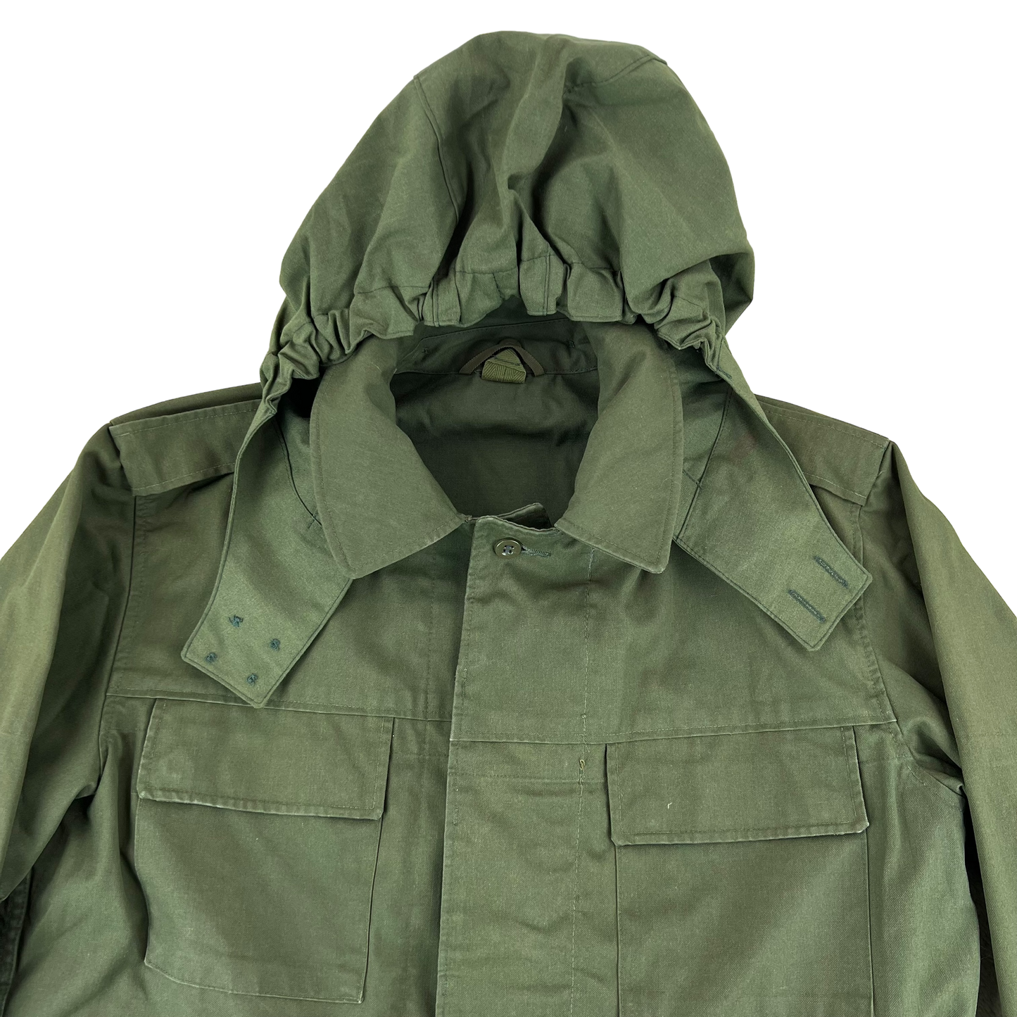 Czechoslovak Army M85 Field Parka Olive Green w/ Hood - X Large Slim