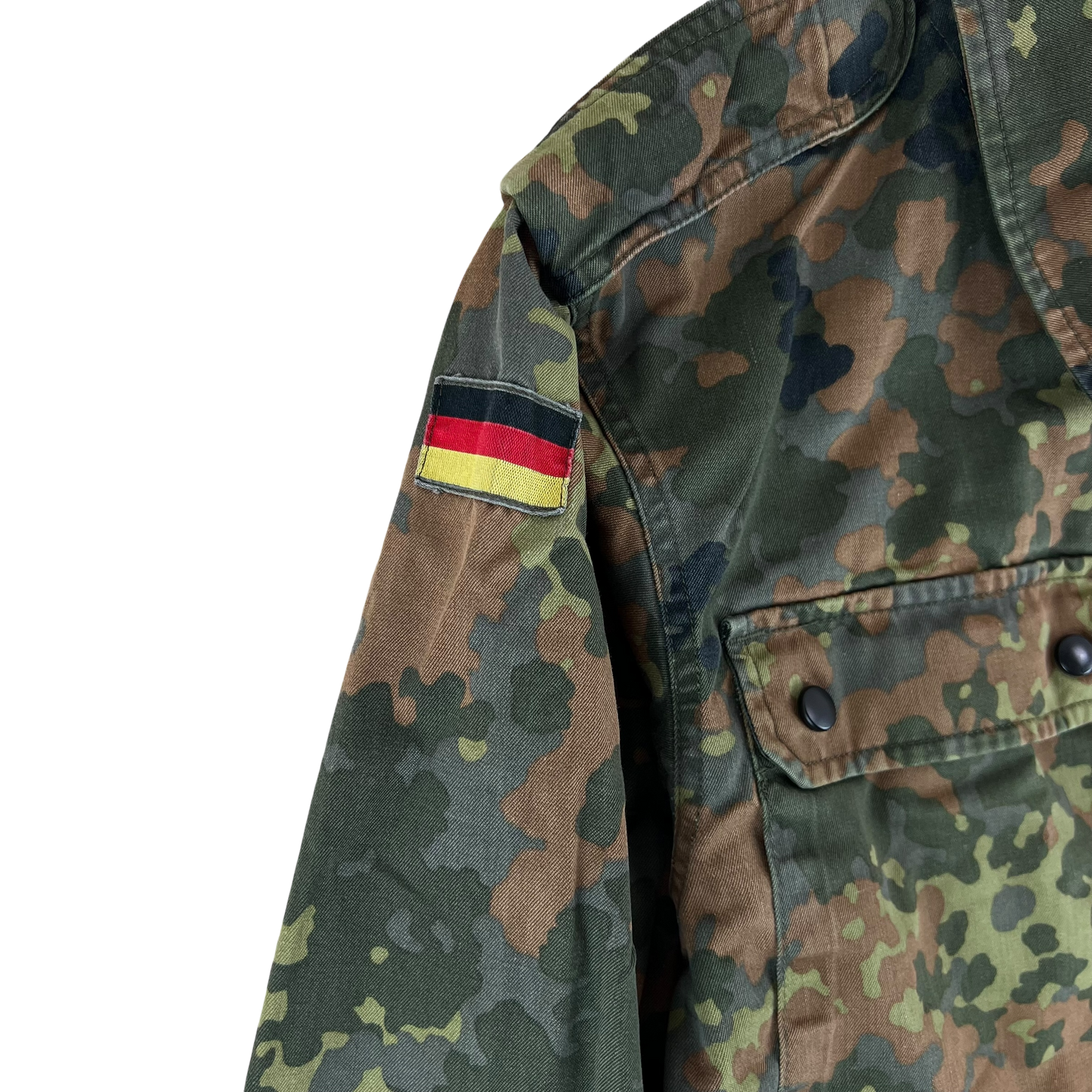 German Army Flecktarn Camouflage Long Sleeve Field Shirt - Medium GrNr 1